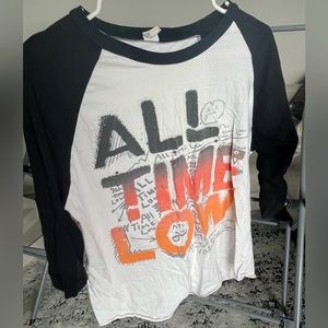 All Time Low band baseball t
